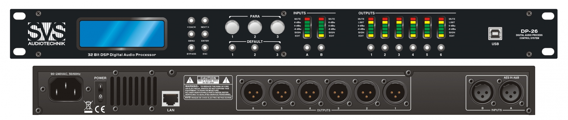 SVS Audiotechnik DP-26 Цифровой процессор: 2 входа 6 выходов в Искитиме
