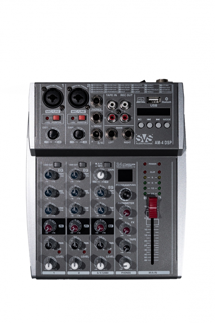 SVS Audiotechnik mixers AM-4 DSP Аналоговый микшерный пульт, 4-канала в Искитиме