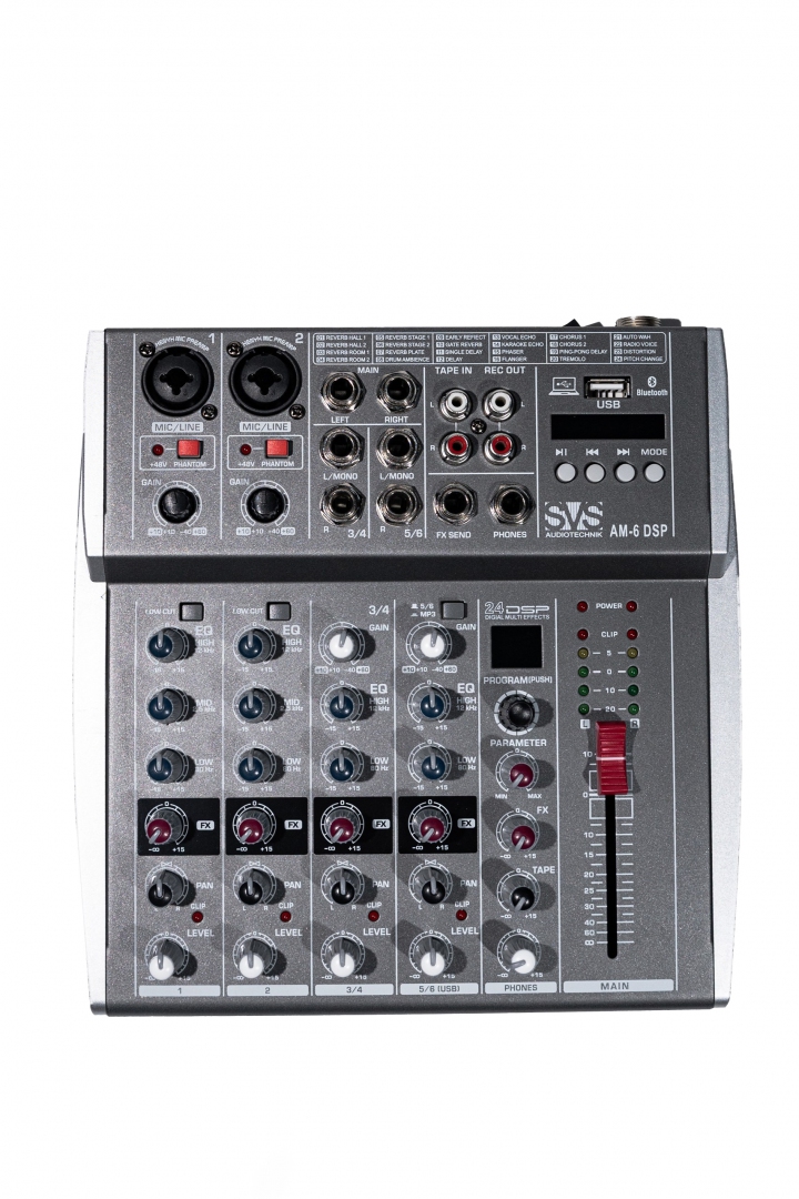 SVS Audiotechnik mixers AM-6 DSP Микшерный пульт аналоговый, 6-канальный SVS Audiotechnik mixers в Искитиме