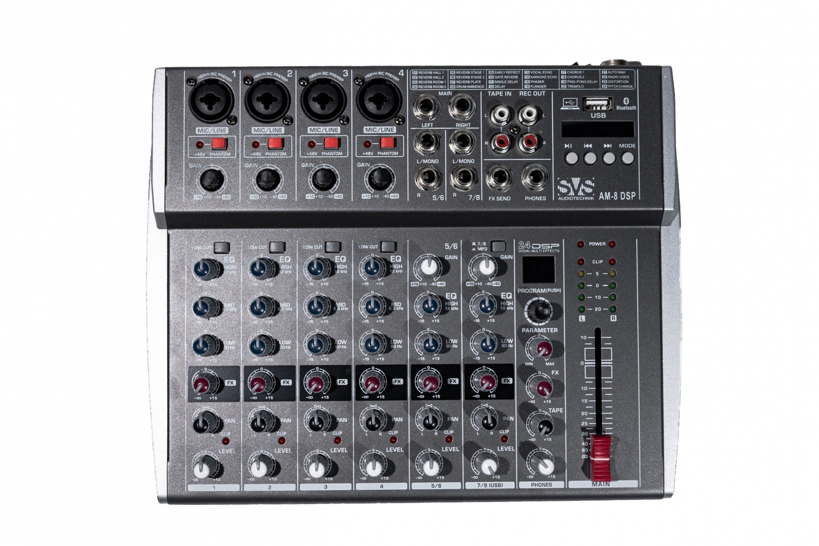 SVS Audiotechnik mixers AM-8 DSP Микшерный пульт аналоговый, 8-канальный в Искитиме